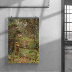 What the Little Girl Saw in the Bush by Frederick McCubbin, 1904 poster 4