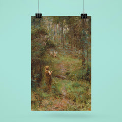 What the Little Girl Saw in the Bush by Frederick McCubbin, 1904 poster 6