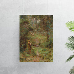 What the Little Girl Saw in the Bush by Frederick McCubbin, 1904 poster 7