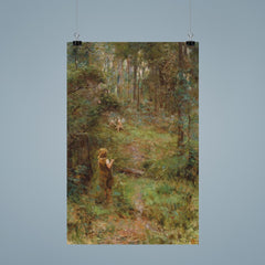 What the Little Girl Saw in the Bush by Frederick McCubbin, 1904 poster 9