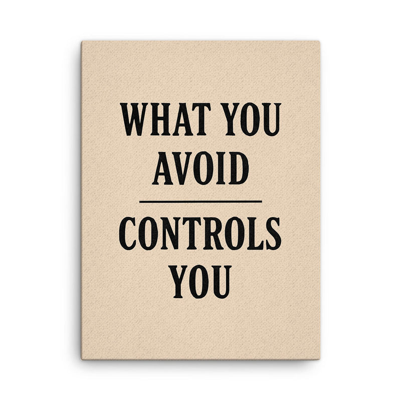 What you avoid controls you canvas print on a plain backdrop in size 18