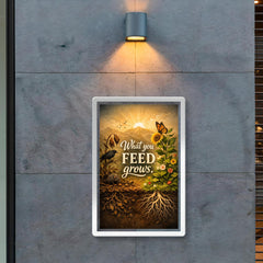 What you feed grows poster 2