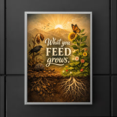 What you feed grows poster 5