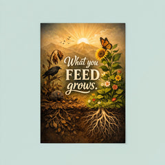 What you feed grows poster 8