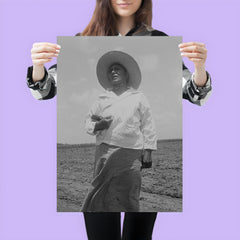 Wife of a Mexican sharecropper near Bryan, Texas by Dorothea Lange poster 3