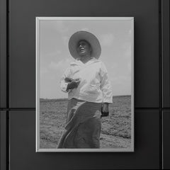 Wife of a Mexican sharecropper near Bryan, Texas by Dorothea Lange poster 5