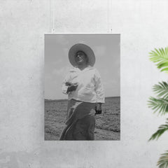 Wife of a Mexican sharecropper near Bryan, Texas by Dorothea Lange poster 7