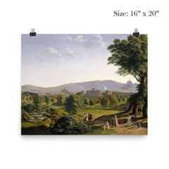 Wilhelmshöhe by Johann Erdmann Hummel, Germany poster 2