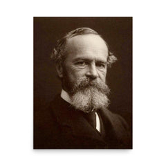William James poster on a plain backdrop in size 18"x24".