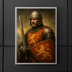 William Marshal undefeated tournament knight portrait poster 5