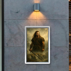 William Wallace at Stirling Bridge mist poster 2