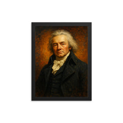 William Wilberforce framed print on a plain backdrop in size 12"x16".