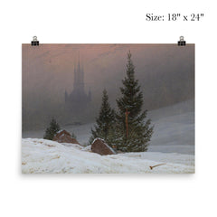 Winter Landscape by Caspar David Friedrich, 1811 poster 5