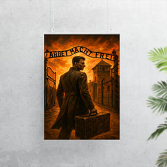 Witold Pilecki entering Auschwitz by design poster 7