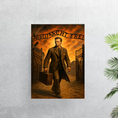 Witold Pilecki entering Auschwitz by design poster 7