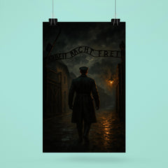 Witold Pilecki entering Auschwitz voluntarily at night poster 6