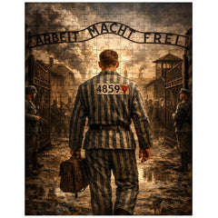 Witold Pilecki entering Auschwitz voluntarily jigsaw puzzle