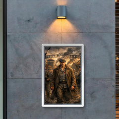 Witold Pilecki entering Auschwitz voluntarily poster 2