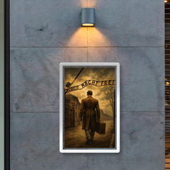 Witold Pilecki entering Auschwitz voluntarily poster 2