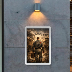 Witold Pilecki entering Auschwitz voluntarily poster 2