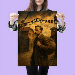 Witold Pilecki entering Auschwitz voluntarily poster 3