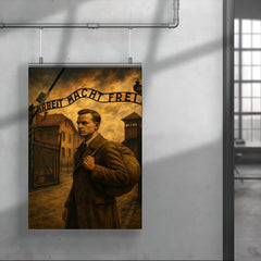 Witold Pilecki entering Auschwitz voluntarily poster 4