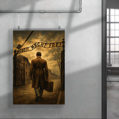 Witold Pilecki entering Auschwitz voluntarily poster 4