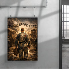 Witold Pilecki entering Auschwitz voluntarily poster 4