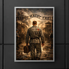 Witold Pilecki entering Auschwitz voluntarily poster 5