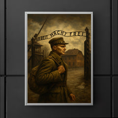 Witold Pilecki entering Auschwitz voluntarily poster 5