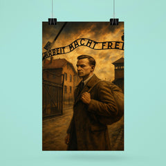 Witold Pilecki entering Auschwitz voluntarily poster 6