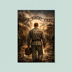 Witold Pilecki entering Auschwitz voluntarily poster 8