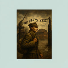 Witold Pilecki entering Auschwitz voluntarily poster 8