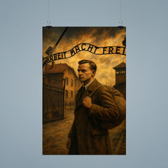 Witold Pilecki entering Auschwitz voluntarily poster 9
