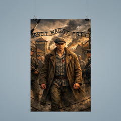 Witold Pilecki entering Auschwitz voluntarily poster 9