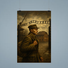 Witold Pilecki entering Auschwitz voluntarily poster 9