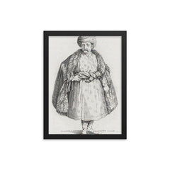 Wojciech Bobowski framed print on a plain backdrop in size 12"x16".