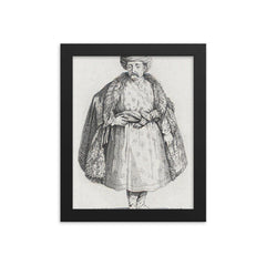 Wojciech Bobowski framed print on a plain backdrop in size 8"x10".