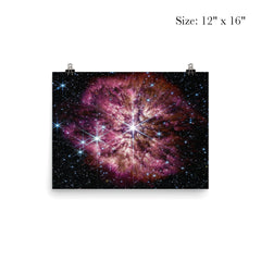 Wolf-Rayet star by the James Webb Space Telescope poster 3