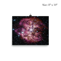 Wolf-Rayet star by the James Webb Space Telescope poster 4