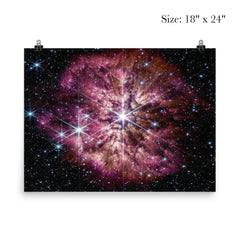 Wolf-Rayet star by the James Webb Space Telescope poster 5