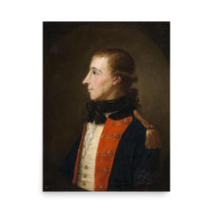 Wolfe Tone poster on a plain backdrop in size 18"x24".