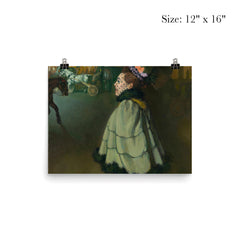 Woman at the Champs-Elysees by Night by Louis Anquetin, circa 1889-1893 poster 3