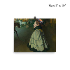 Woman at the Champs-Elysees by Night by Louis Anquetin, circa 1889-1893 poster 4