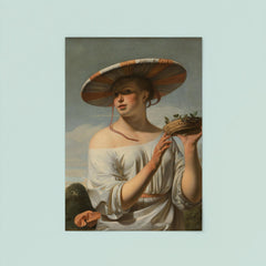 Woman in a Large Hat by Caesar Boetius van Everdingen, c. 1650 poster 8