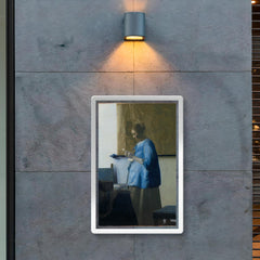 Woman Reading a Letter by Johannes Vermeer poster 2