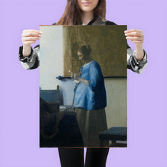 Woman Reading a Letter by Johannes Vermeer poster 3