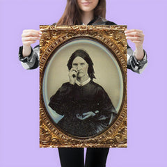 Woman Using Snuff, 1855 poster 3