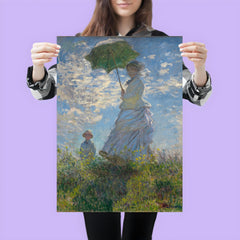 Woman with a Parasol by Claude Monet, 1875 poster 3