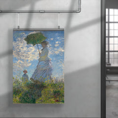 Woman with a Parasol by Claude Monet, 1875 poster 4